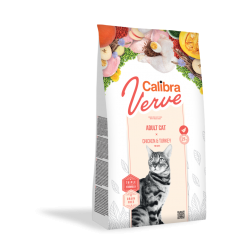 CALIBRA Cat Verve GF Adult Chicken & Turkey 750g karma dla kotów z drobiem dla kotów